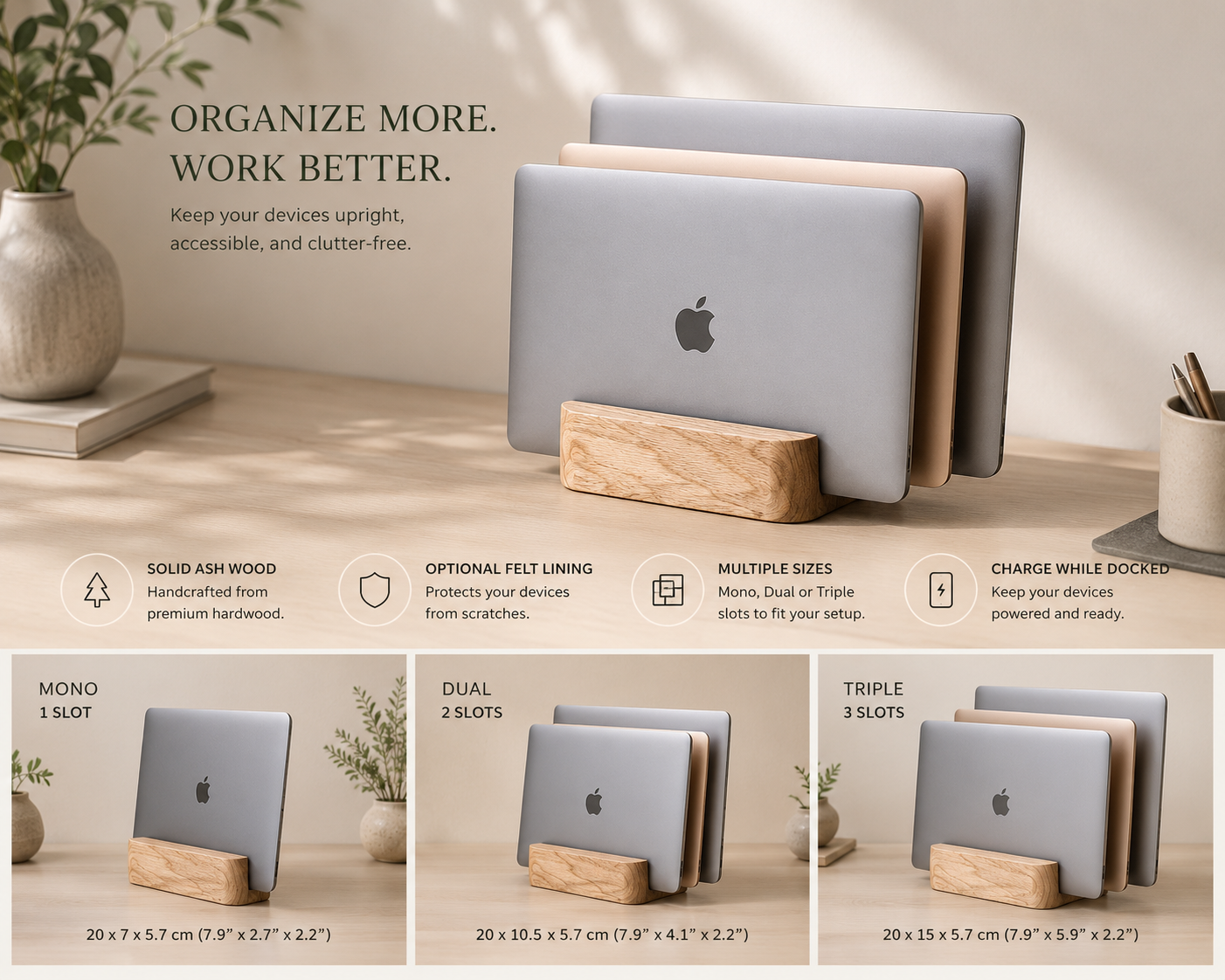 Ash Laptop Docking Station