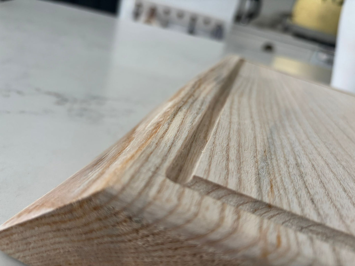 Ash Chopping Board with Juice Groove