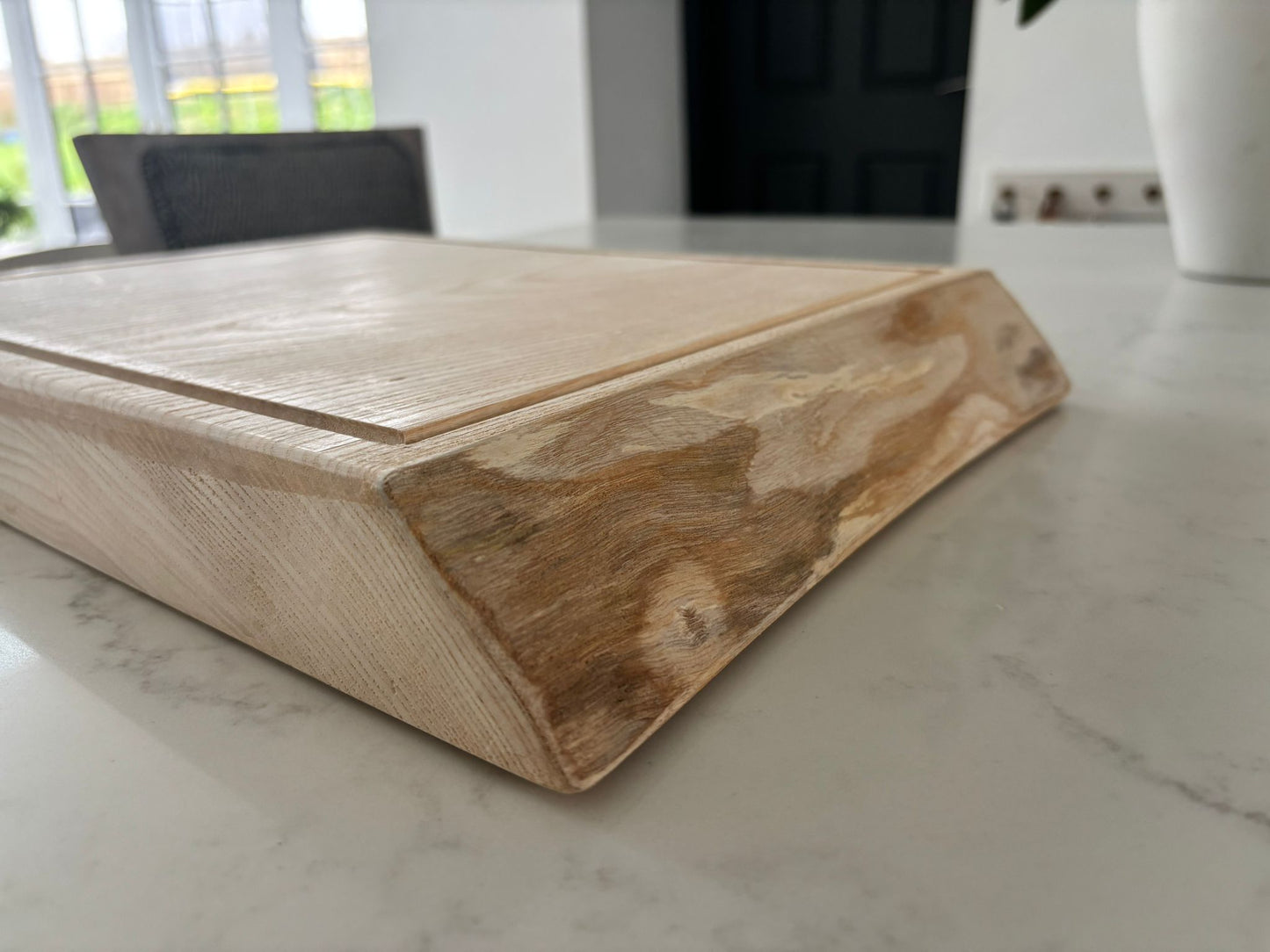 Ash Chopping Board with Juice Groove