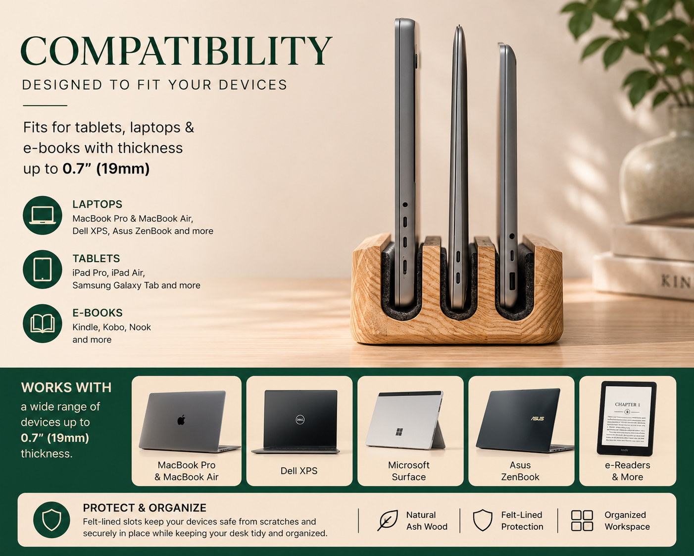 Ash Laptop Docking Station